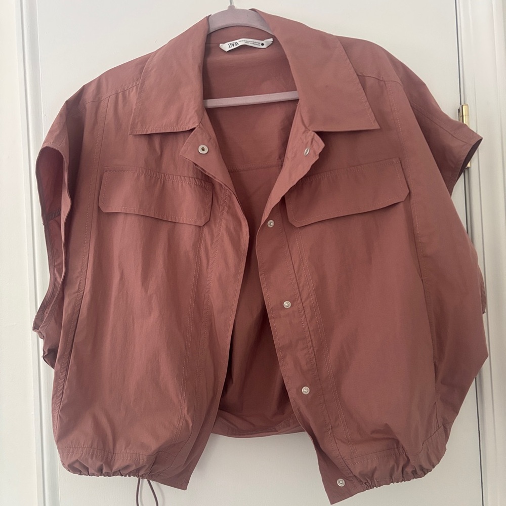 ZARA Mauve-Pink Lightweight Jacket